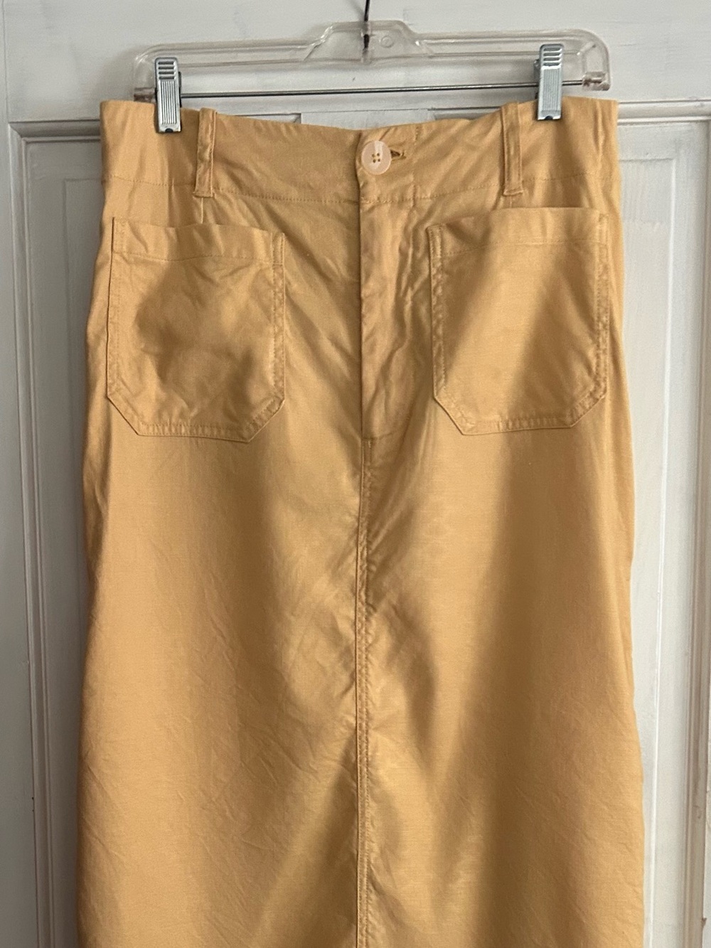 Maeve Collette Yellow Midi Skirt
